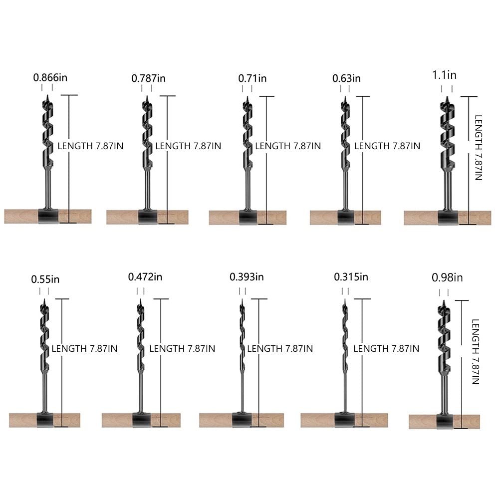 Broca de Supervivencia Manual multipropósito, con un Palo de Madera Taladro de Mano Broca de Sierra para carpintería Arregle los Clavos de la Tienda para Exteriores y Acampar Herramienta de