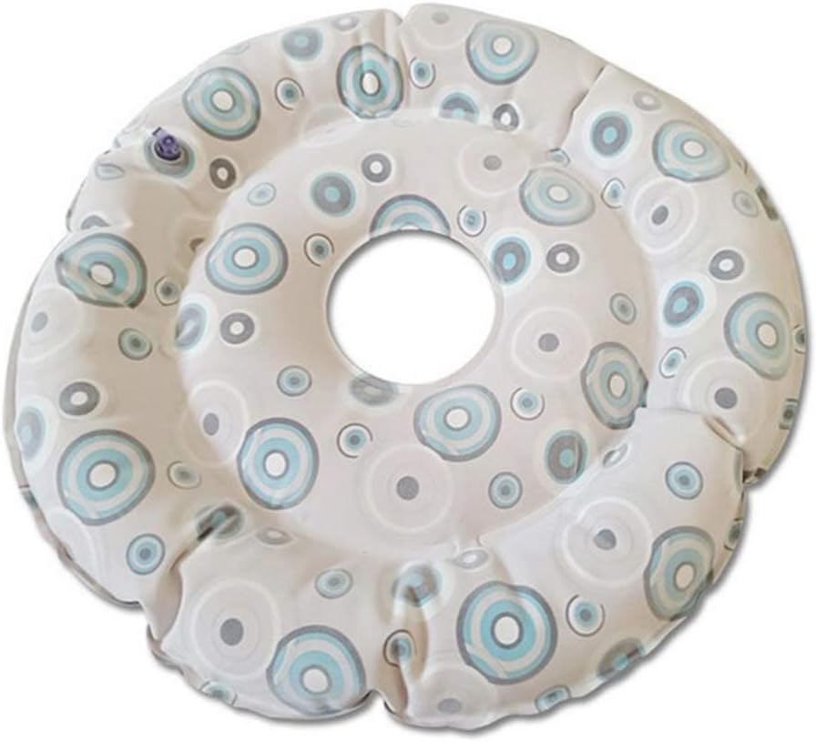 Lumbar Pillow - Cushion with Pump and Travel Bag -Use in The Home, Car or Office