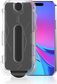 Zore Apple ile uyumlu iPhone 12 Pro Max Kolay Uygulama Aparatl  5D Magic Privacy Glass Hayalet Cam Ekran Koruyucu Siyah