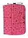 i-UniK LeapFrog Epic & LeapFrog Epic Academy Edition Case Custom Folio Kickstand hand strap tablet case for LeapFrog EPIC tablet Bonus Stylus (Cute Pink)