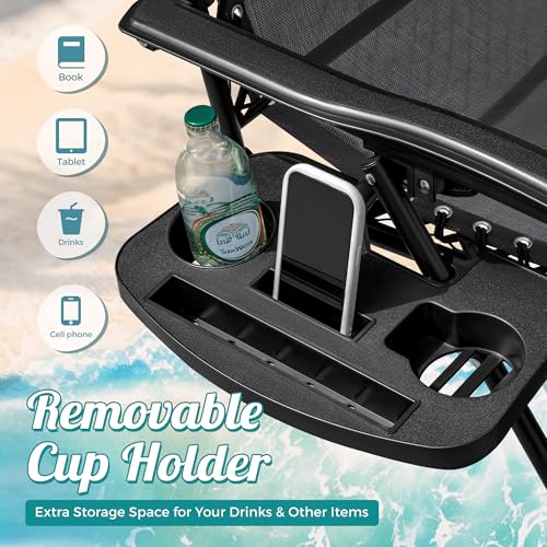 Zero Gravity Chair Patio Folding Lawn Lounge Chairs