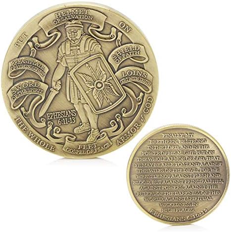 Put On The Full Armor of God Army Commemorative Coins Collectible