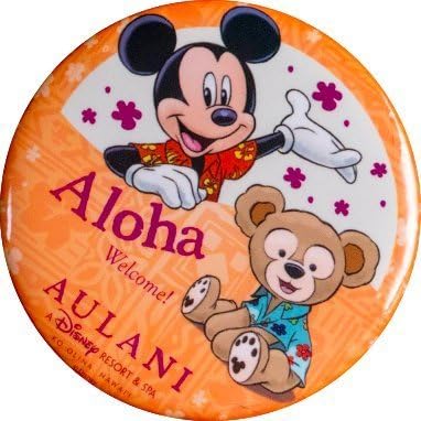 Amazon アウラニ ディズニー ダッフィー ミッキー 缶バッジ 宿泊者 限定 アニメ 萌えグッズ 通販