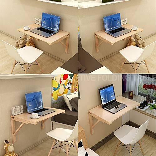 Table pliante en bois massif au design durable avec fixations robustes