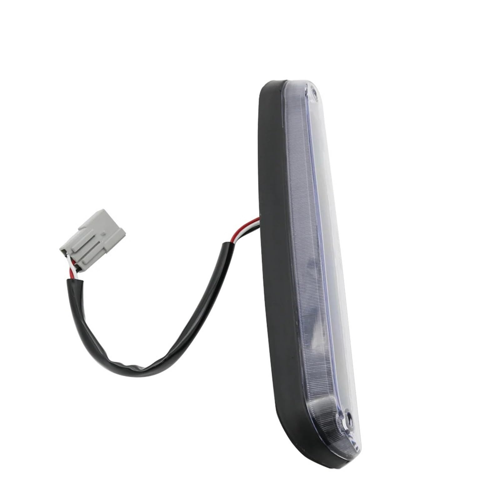 Terceras luces de freno del coche Lámpara de luz trasera LED freno alto resistente al agua para techo carga tercera(Clear)