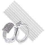 CCINEE Ring Size Adjuster with Jewelry Polishing Cloth Ring Guard Ring Resizer for All Rings, Set of 8