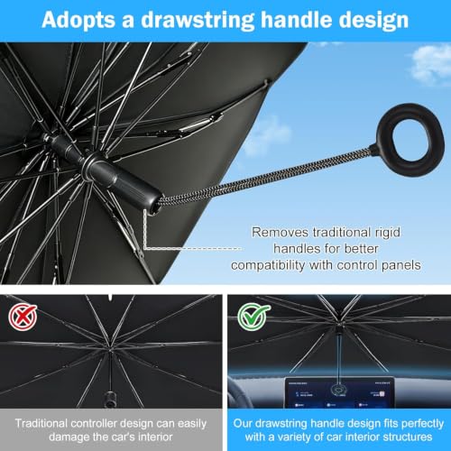 Parasol coche delantero interno para mantener el Leapmotor C10 fresco 5