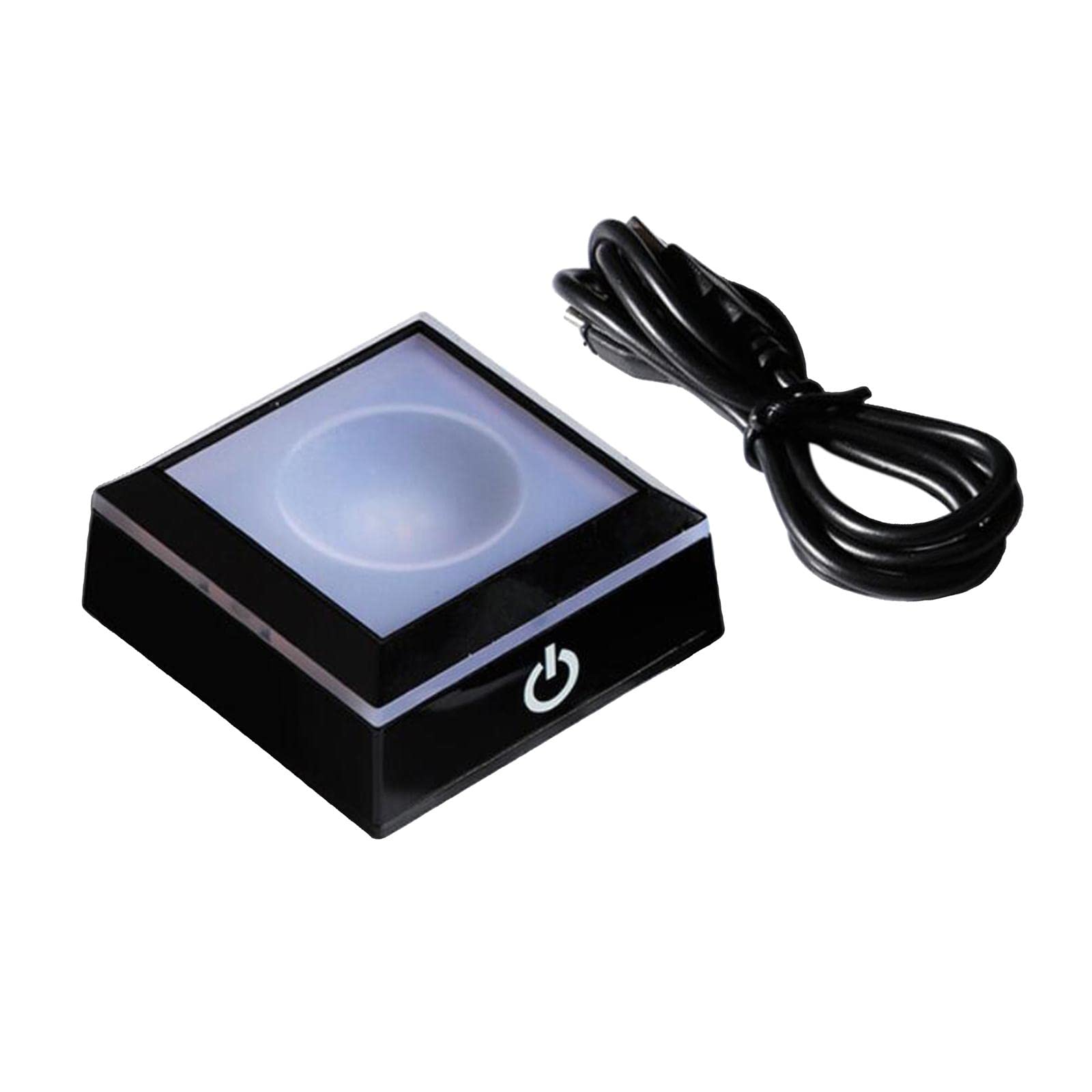 Light Change Base LED Light Base Show Stand Display Plate Home Decor Black Lamps, Lighting & Ceiling Fans | String Lights, Fairy Lights-picture-11