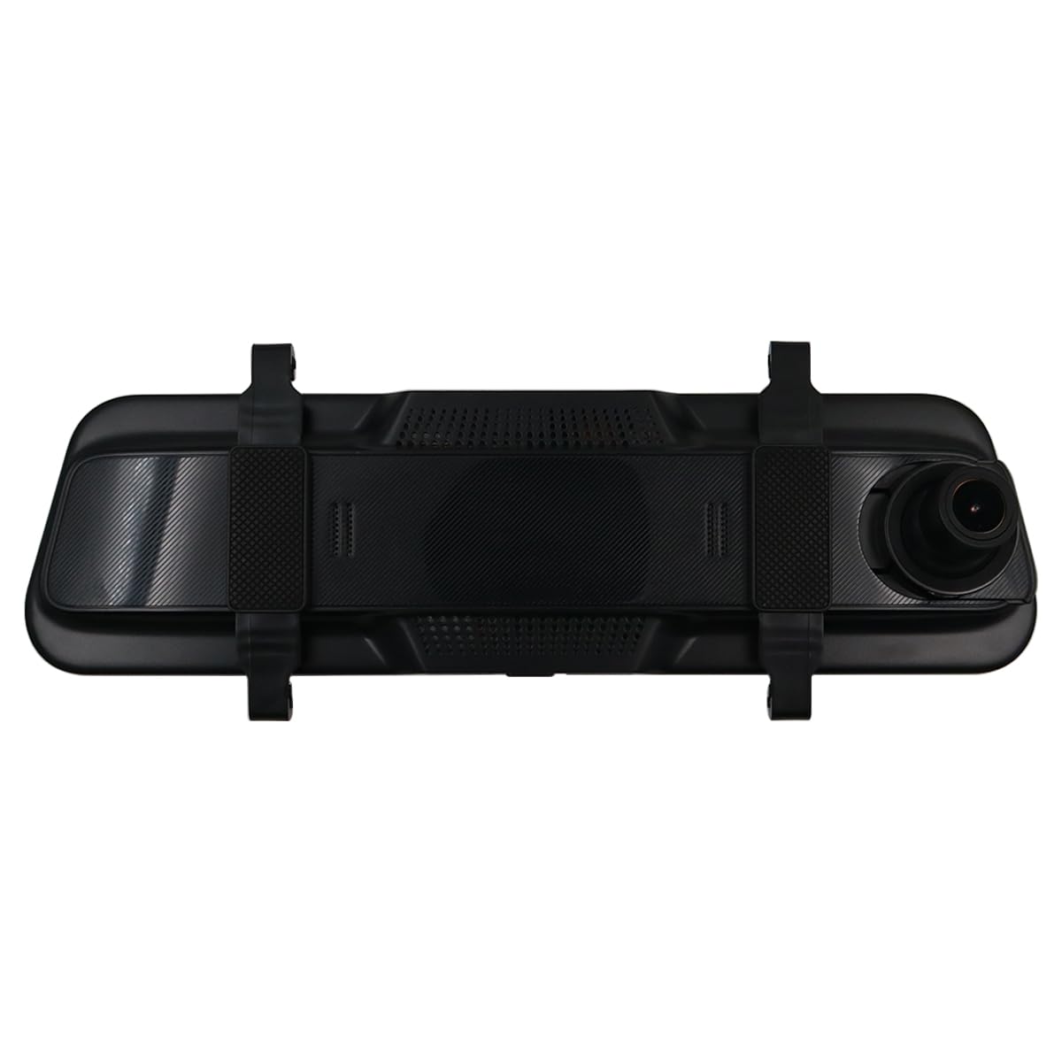 Cámara de salpicadero con Espejo de 10 Pulgadas Delantera y Trasera con Tarjeta SD de 32G, Espejo retrovisor para Coche, cámara de salpicadero, línea inversa Ajustable, Impermeable IP69