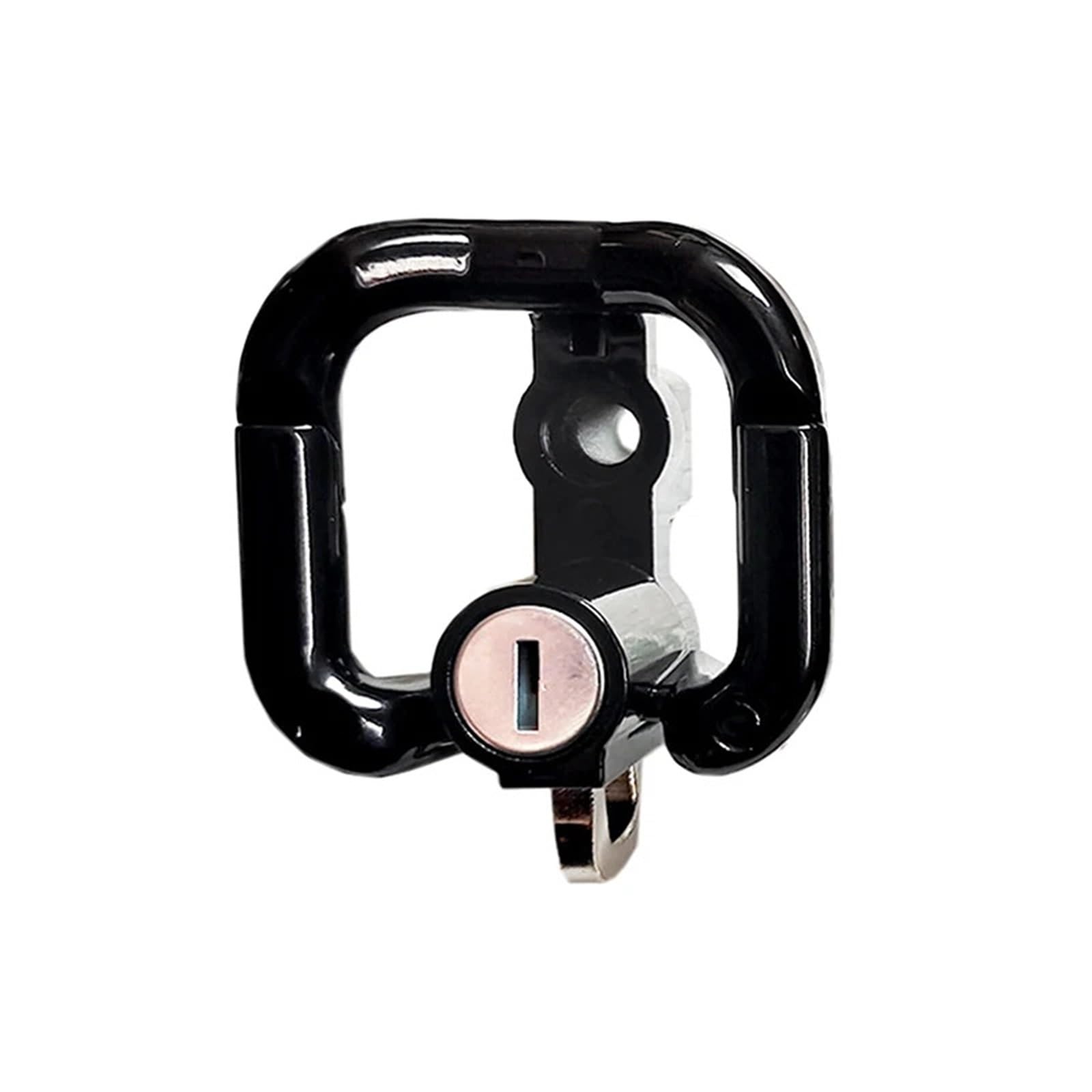 Handlebar Lock,Brake Throttle Lock Aluminum Motorcycle Helmet Lock Anti-Theft Bicycle Security with 2 Keys and Installation Tool Accessories