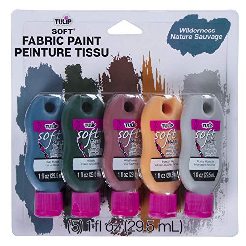 Tulip Soft Fabric Paint Kits - 10pk Rainbow-Tulip 5 Color Fabric Paint (5 Pack)