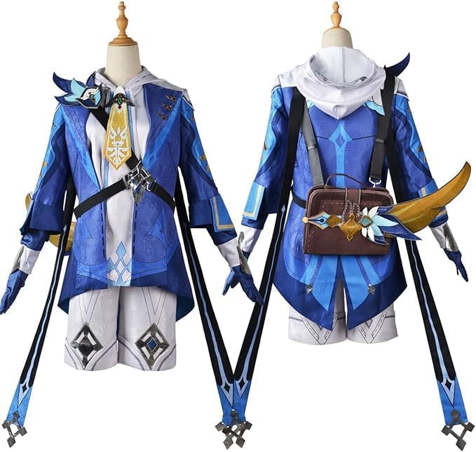 Amazon.co.jp: 【真銀 】超原版#原神 ミカ コスプレ衣装+アクセサリー+