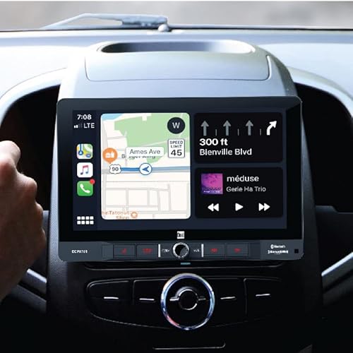 Dual Electronics Dcpa101 10.1-Inch Certified Apple Carplay Android Auto | Single Din Touchscreen Car Stereo Receiver | Backup Camera Included | Sirius Xm Ready | Built-In Bluetooth #TOP6