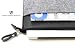 Produktbild settonbrothers Felt Case Schutzhülle für Notebook  Robustem für Laptop  Leder  grau und schwarz  Stoßfest  MacBook  MacBook Pro  MacBook Air 15  15,6 Zoll for 15 inch Laptop