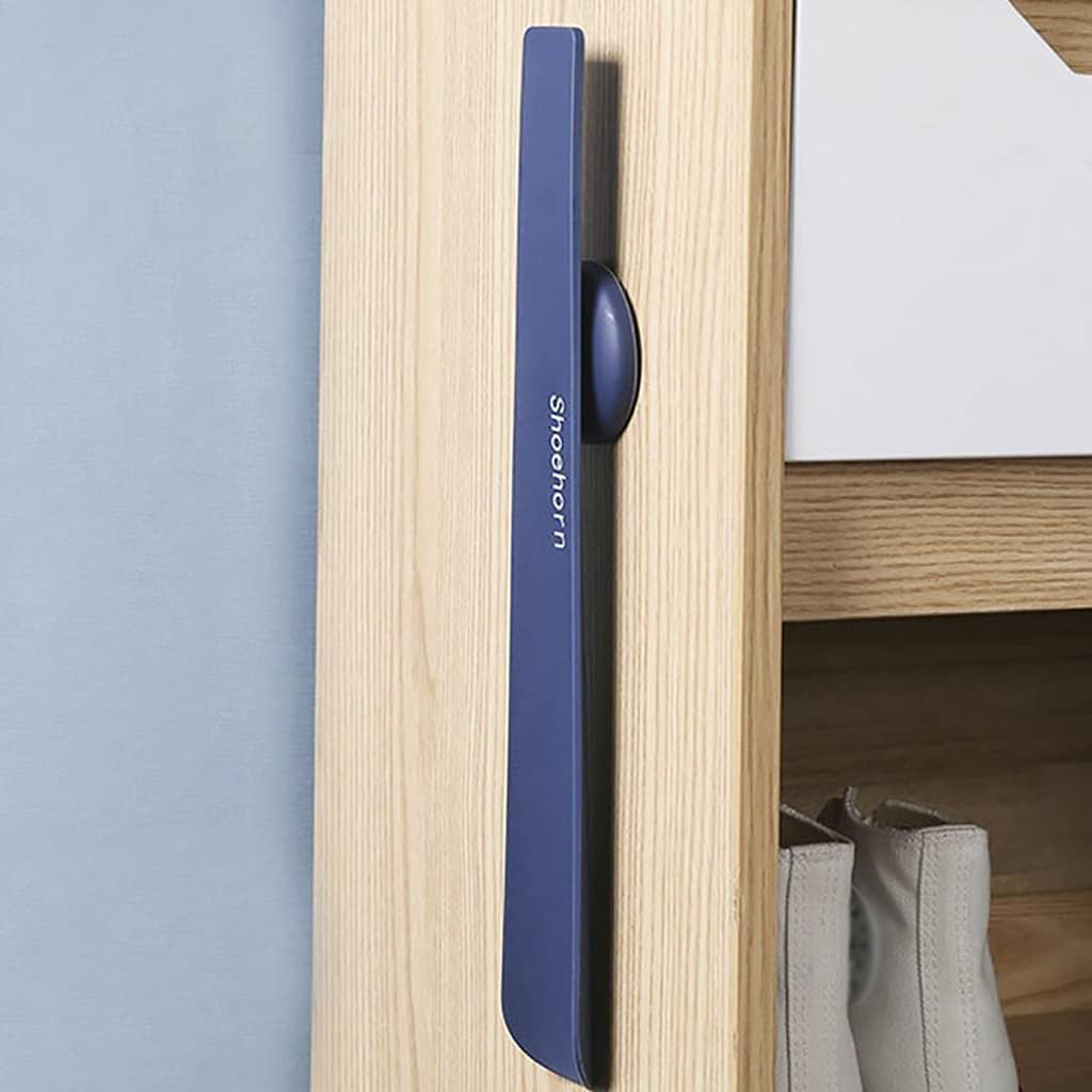 Shoe Horn for Women The Strong Magnet Attracts Shoe Spoons, Nylon Matte Texture Shoe Spoons, Easy to Store and Easy to Use (Color : Purple, Size : 13.72.1inches2) (Blue 13.7 * 2.1inches*2) image 4