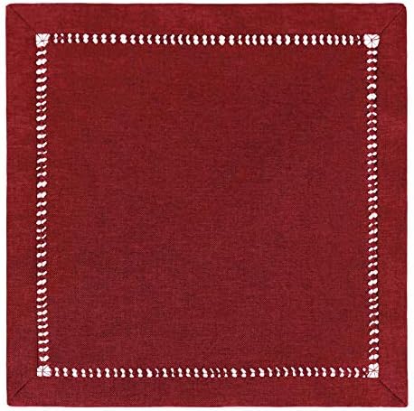 Grelucgo Handcrafted Solid Color Dining Table Runner, Dresser Scarf, Double-Hemstitched (Sage Green, 14 x 72)