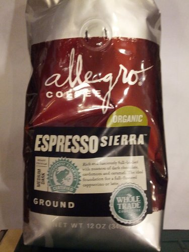 Allegro Coffee - Organic Espresso Sierra, Ground Coffee, 12 Oz, (Pack Of 3) #TOP7