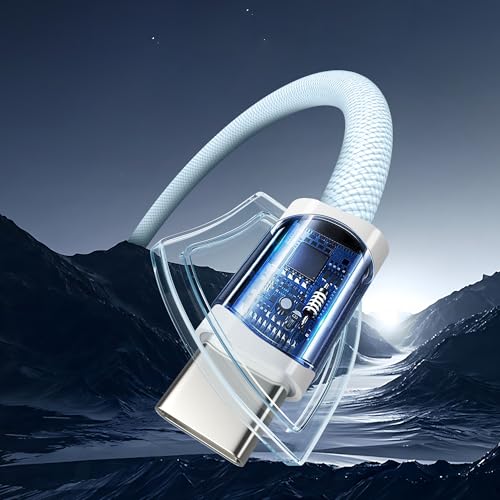 60W USB C Kabel 1M 3StücK Ladekabel USB C auf USB C PD 3.0 Schnellladekabel – Ansicht 2