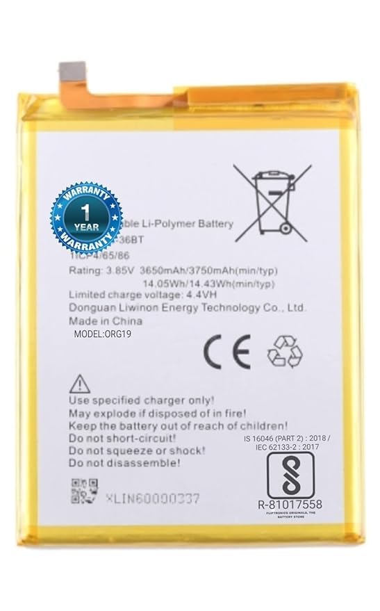 Image of Original BL-36BT Battery for Tecno Camon I Air 2+ / Air 2 Plus / 36BT Battery with 1 Year Warranty** (EE126)