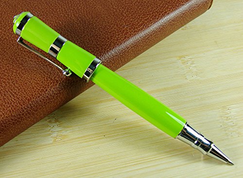 Lanxivi® Fuliwen Rollerball Pen Fashion Style Vivid Green Color With Pen Pouch Set #TOP1