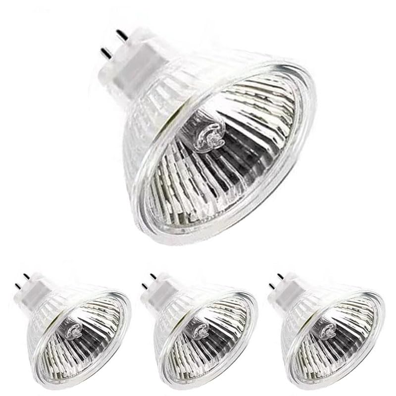 Ampoule halogène MR16 24V 20W GU5.3 pour rail de spot et lampe de bureau en verre