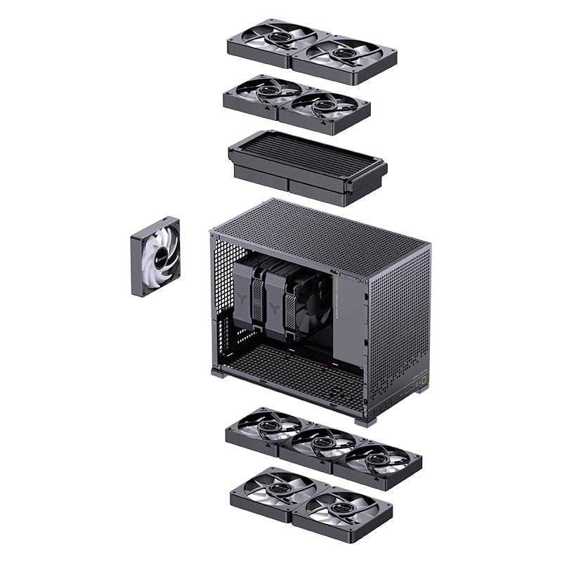 Amazon.co.jp: JONSBO D32 PCケース M-ATXケース ブラック SPCC