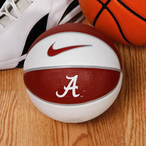 NIKE Alabama Crimson Tide Mini Rubber Basketball