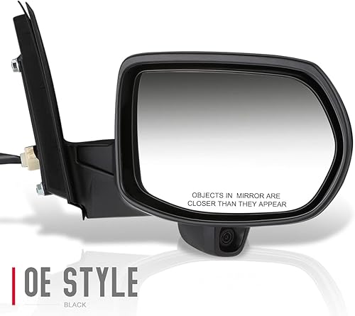 Miniatura 2 de DNA Motoring OEM-MR-HO1321295 - Espejo retrovisor de puerta lateral derecho con calefacción y detección de punto ciego compatible con CR-V