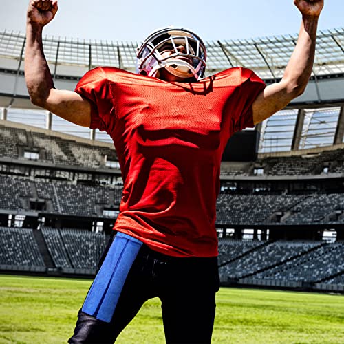 Oudain 3 Pcs Football Towel Quarterback Football Field Towel Closed Football Accessories Microfiber Sports Towels With Hook And Loop Straps For Football, Golf, Gym (White Black Blue) #TOP1