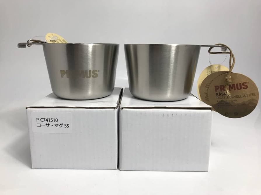 [2点セット] プリムス シェラカップ PRIMUS EXQUIZA チタニウム 2点セット] プリムス シェラカップ PRIMUS EXQUIZA チタニウム 2