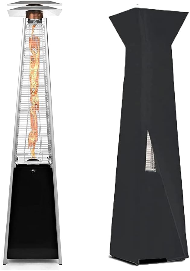 Pyramid Flame Heater, Outdoor Propane Patio Heater with