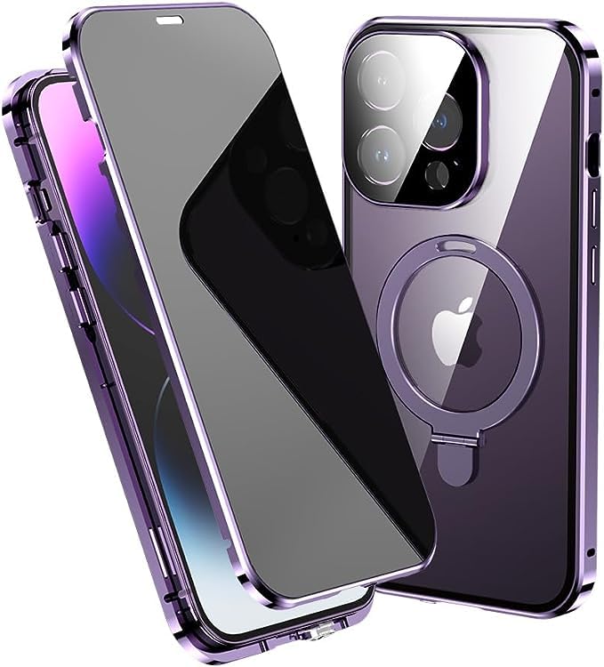 【売り尽くし】iphone ケース マグネット 強化ガラス 覗き見防止 Amazon.co.jp: 覗き見防止 iPhone 16 用 ケース MagSafe対応