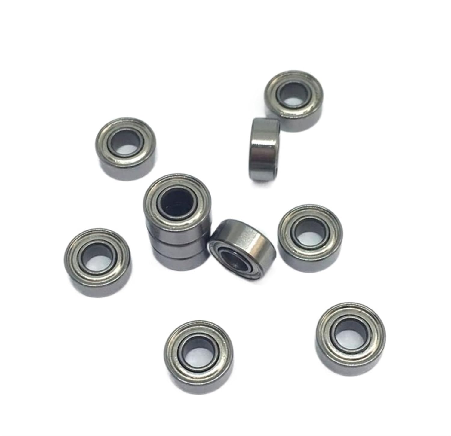 Miniature Double Sided Sealed Bearings 10pcs 683ZZ 3x7x3mm Deep Groove Ball Bearing Miniature Bearing