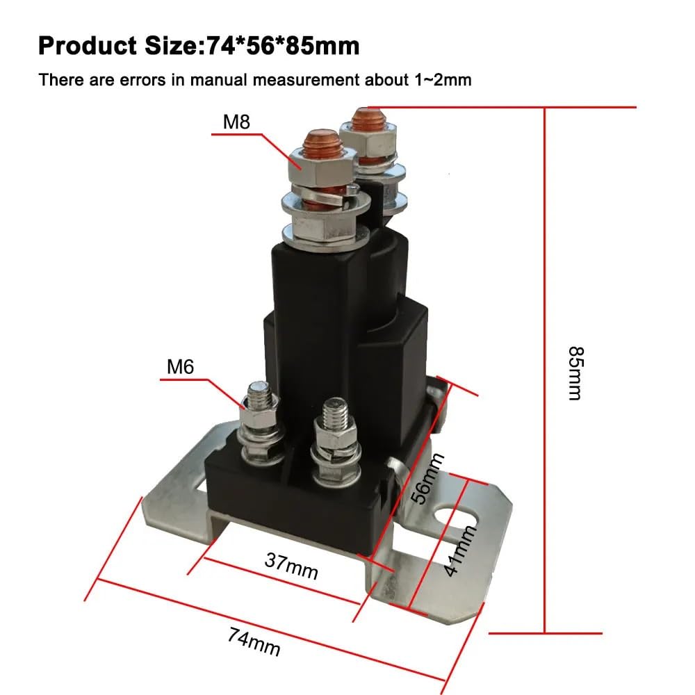 Relè di avviamento Xcavator Per Camion 12V24V Relè Avviamento Solenoide | Con Controllo Di Potenza Per Relè Per Auto Da 500 A