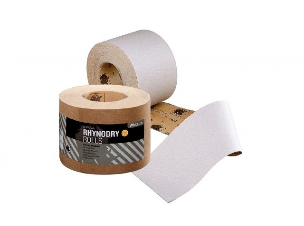 Indasa - Rolo rhynodry c blanco line 100x50 p320