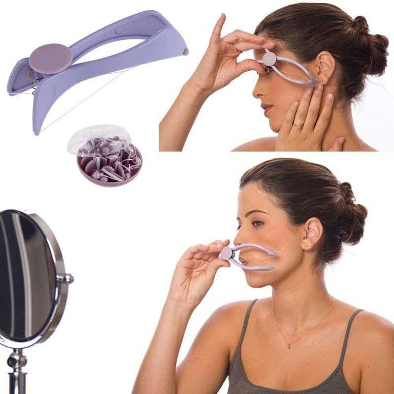 HDR MALL Slique Eyebrow Face and Body Epilator Hair Removal Tweezers System Kit System Kit 2