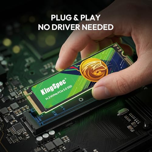 Image of KingSpec 1TB M.2 NVMe Gen3 SSD 2280, 3500MB /s Read Speed, for Laptop PC