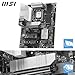 MSI PRO B860-P WIFI Motherboard, ATX - Supports Intel Core Ultra Processors (Series 2), LGA 1851-12 DRPS, DDR5 Memory Boost (8600+ MT/s OC), PCIe 5.0 x16 and 4.0 x16, M.2 Gen5, Wi-Fi 7, 5G LAN