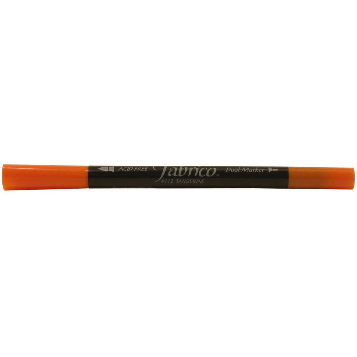 Tsukineko Fabrico Fabric Duel Ended Marker - Tangerine โ image 1