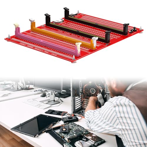 Comprobador de memoria DDR3/4/5 con luces LED y alimentación USB C 2