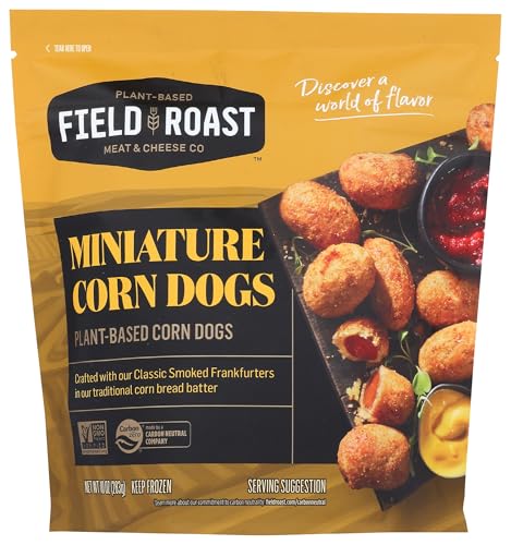 Field Roast, Vegan Mini Corn Dogs, 10 oz (Frozen)