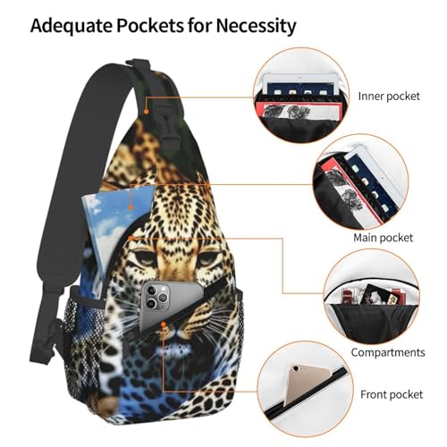 Bolso cruzado estilo sling unisex negro miniatura 4