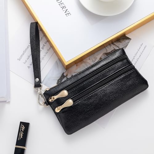 PU Leather Wrist Strap KeyChain Strap with Cross Patterned Clutch Bag Accessory Hand Strap Replacement for Handbag3