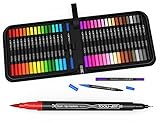 ✔ ️ Organisiert und tragbar – Nehmen Sie Ihre Kunst mit dem robusten und tragbaren Canvas-Organizer. Perfekt für den Einsatz im Park, in der Schule, im Museum, im Urlaub oder wann immer und wo Inspiration schlägt. Mit 26,9 x 21,1 x 3,8 cm passt es perfekt in einen Rucksack oder eine mittelgroße Tasche und hält alle Ihre Marker ordentlich und ordentlich an einem Ort. Erstelle die Kunst, nicht das Chaos.