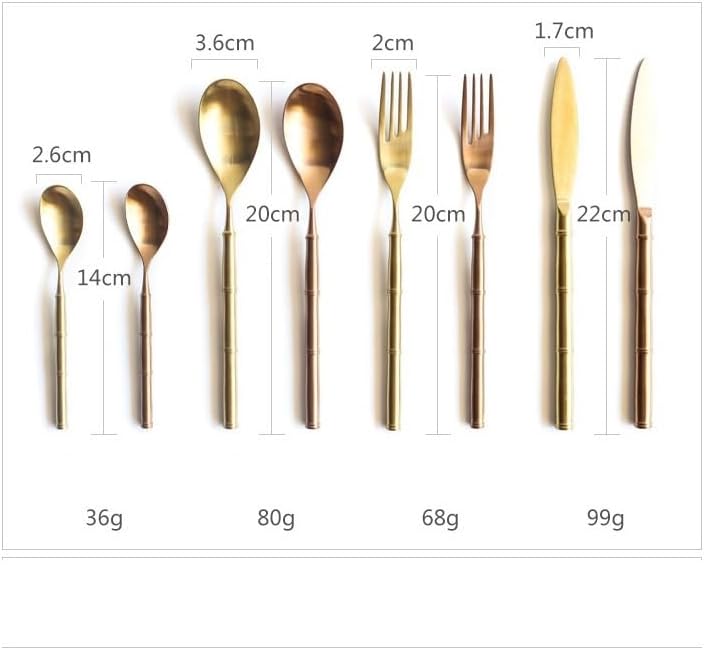 Silverware Flatware Cutlery Set, 4/16/24/32/40/48 Pieces 304 Stainless Steel Rose Gold Main Meal Knives, Forks, Spoons And Tea Spoons For Hotel Restaurants, Rose Gold 32 ,Rose Gold-40 Pieces for 10