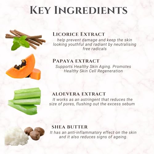 Image of Insta Glo Facial Kit for Skin Brightening,Minimizes Pores,Dark Spot & Tan Removal|Anti-Aging,Deep Cleansing,Hydrating Pack|Licorice,Papaya & Vitamin C|All Skin Types 30g (Pack of 2) + 5 Facial Wipes