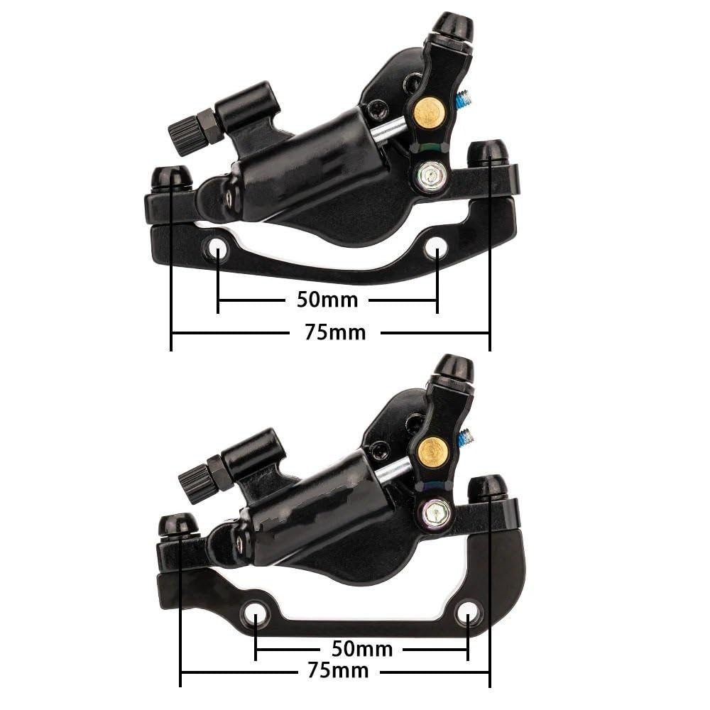 Freno de Tambor de Banda Trasera Línea de Bicicleta de Carretera MTB, Freno Disco hidráulico de tracción, Pinzas de Freno de Disco de Aceite para Bicicleta de montaña, Rotor 160 180