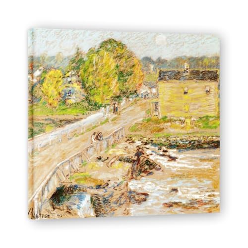 Paysage Peinture Affiche Childe Hassam pour une Décoration Murale de Salon Lumineuse