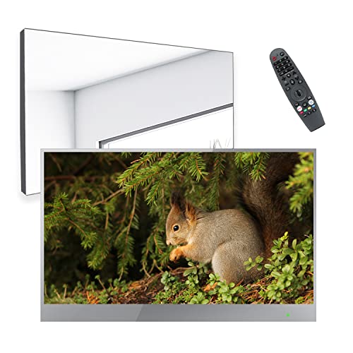 Image of 22 Inch Smart Mirror TV, Waterproof LED TV for Bathrooms and Hotels | 1080P webOS Televsion ATSC Tunner, Built-in Alexa, Bluetooth & Wi-Fi, Magic Remote with Voice Control