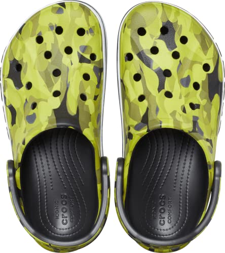 Image of Crocs Unisex-Adult Bayaband Clog Black /Multi Clog - 10 UK Men /11 UK Women (M11W13) (207806-0C4)